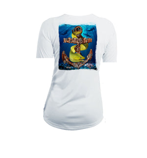 Anchor Eel Short Sleeve V-Neck Performance Tee