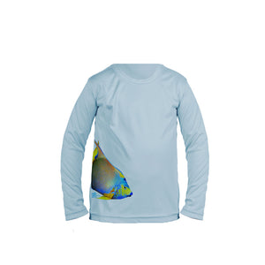 Angelfish (Side Wrap) Long Sleeve Toddler Performance Tee