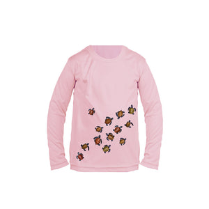 Baby Sea Turtles Long Sleeve Toddler Performance Tee