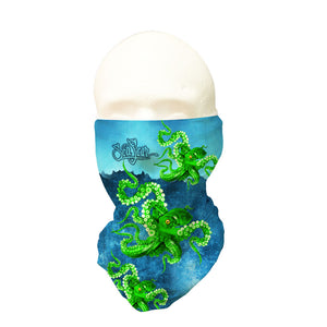 Blue Water Octo Face Mask