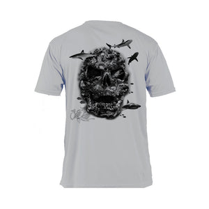 Coral Reef Skull Short Sleeve Performance Tee