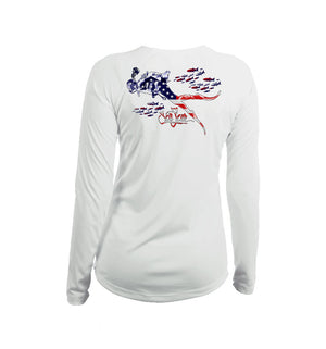 Diver US Long Sleeve V-Neck Performance Tee