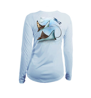 Eagle Ray Long Sleeve V-Neck Performance Tee