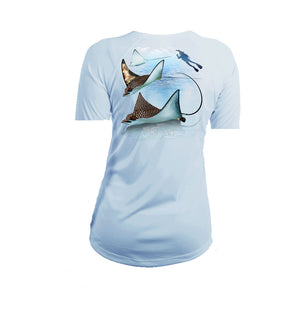 Eagle Ray Short Sleeve V-Neck Performance Tee
