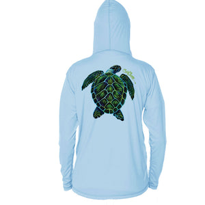 Electric Turtle Long Sleeve Performance Hoody