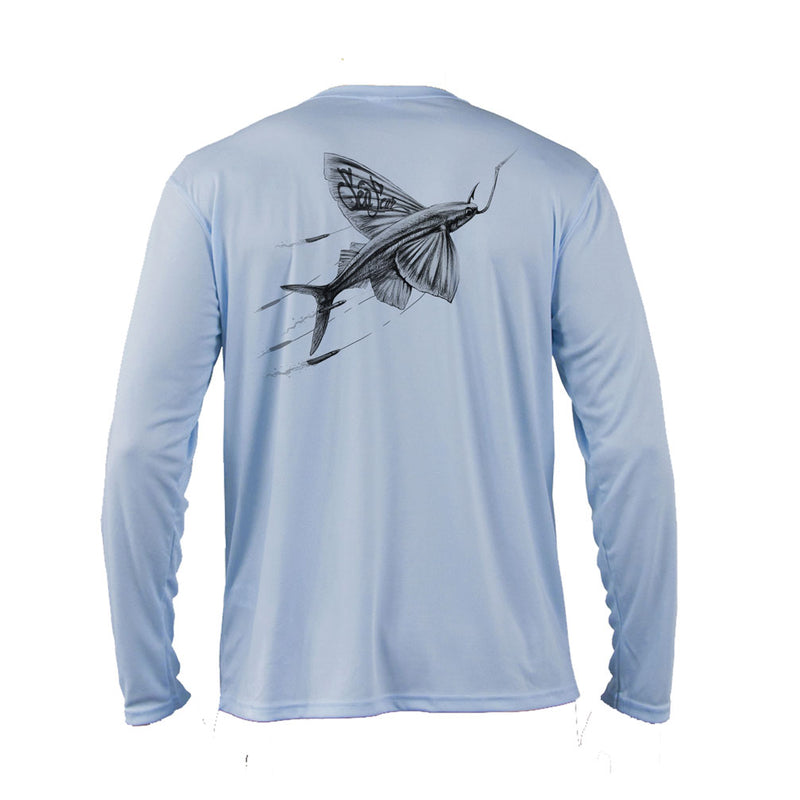 Flying Fish Long Sleeve Performance Shirt - Wreck Warriors Fishing