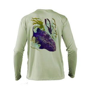 Giant Sea Bass Long Sleeve Performance Tee