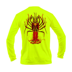Large Lobster Long Sleeve Performance Tee