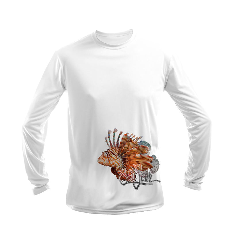 Hi-Vis yellow long sleeve Sport Tek lionfish shirt - $20.00 :  , online store for lionfish hunting gear