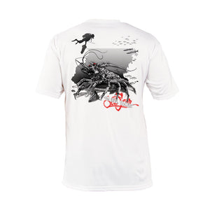 Lobster Coral Short Sleeve Performance Tee