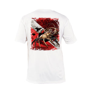 Lobster Dive Flag Short Sleeve Performance Tee