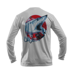 Mako Dive Flag Long Sleeve Performance Tee