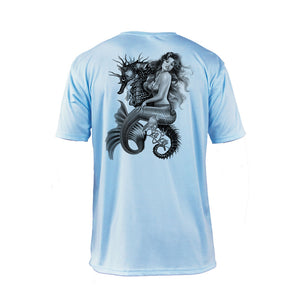 Mermaid Seahorse Short Sleeve Performance Tee