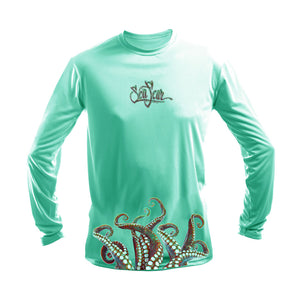 Octo Wrap (Bottom) Long Sleeve Performance Tee