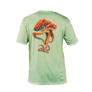 Orange Octo Short Sleeve Performance Tee