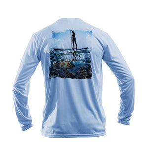Paddleboarder (Turtle) Long Sleeve Performance Tee