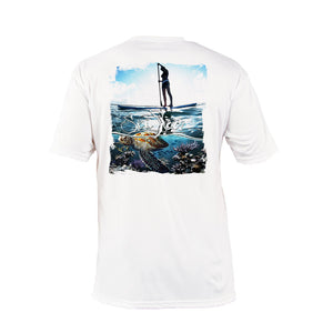 Paddleboarder (Turtle) Short Sleeve Performance Tee