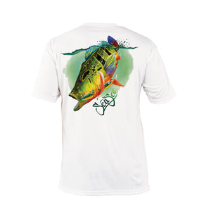 Peacock Bass Short Sleeve Performance Tee
