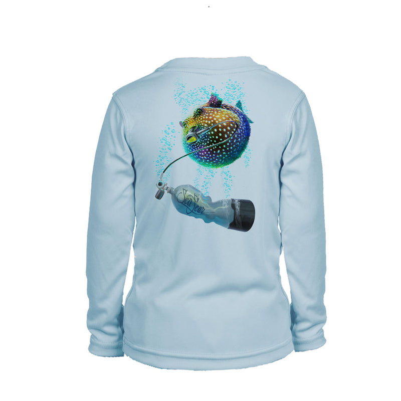 Pufferfish Long Sleeve Youth Performance Tee