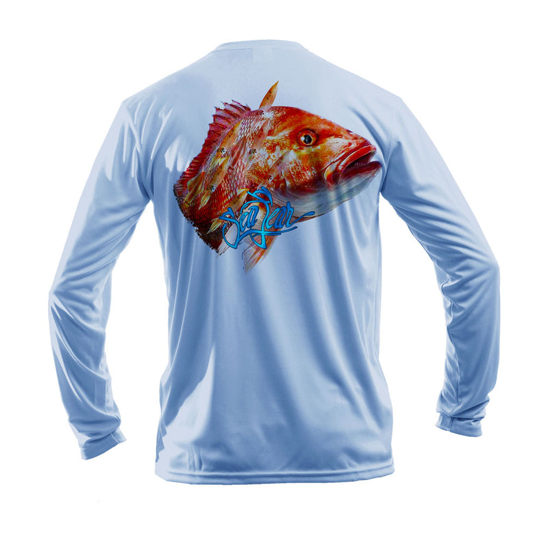 American Red Snapper - Long Sleeve Performance Shirt
