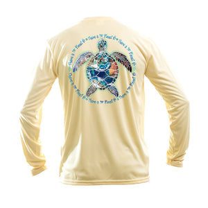 Turtle Planet B Long Sleeve Performance Tee