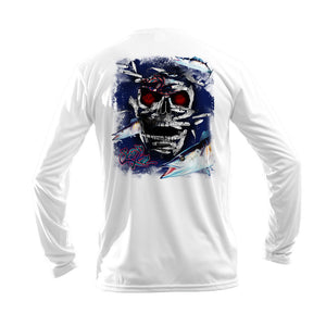 Wahoo Skull Long Sleeve Performance Tee
