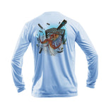 Angry Lobster Long Sleeve Unisex Performance Tee