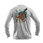 Angry Lobster Long Sleeve Unisex Performance Tee