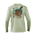 Angry Lobster Long Sleeve Unisex Performance Tee