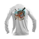 Angry Lobster Long Sleeve Unisex Performance Tee