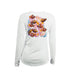Clown Reef Long Sleeve V-Neck Performance Tee