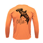 Coral Hammerhead Long Sleeve Performance Tee – Sea Fear UPF 50+ apparel