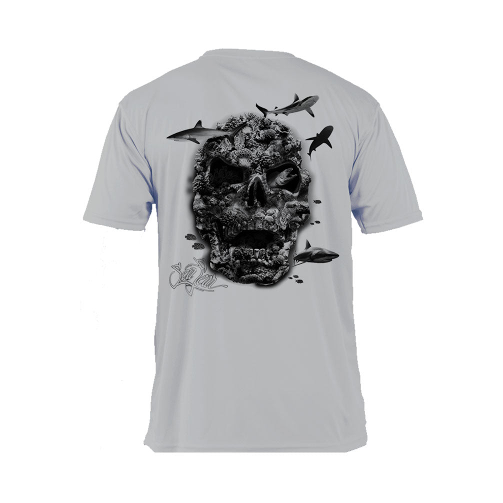 Coral Reef Skull Performance Tee
