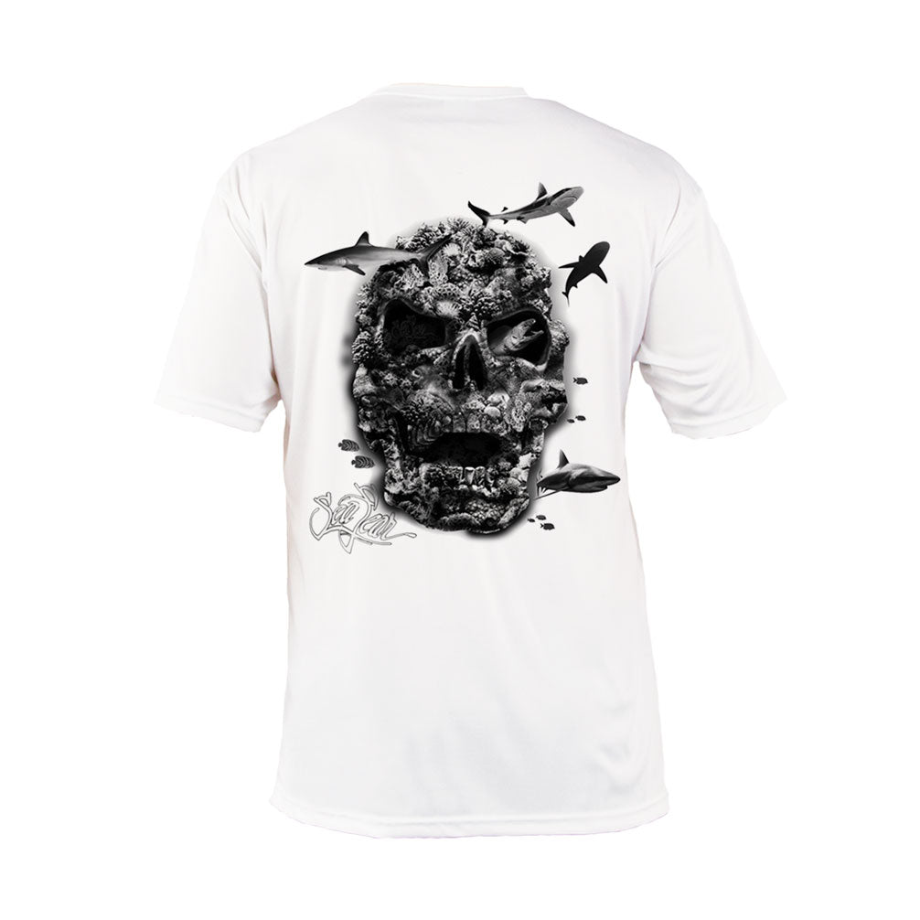Coral Reef Skull Performance Tee