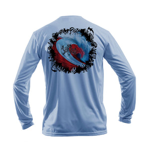 Dive Wave Long Sleeve Performance Tee