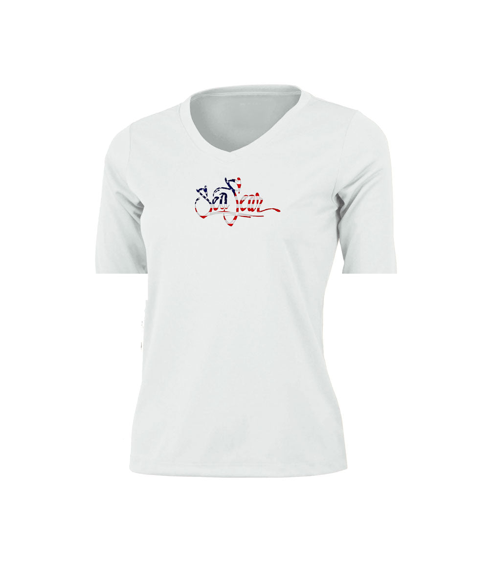 Diver US V-Neck Performance Tee