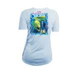 Eel Lionfish V-Neck Performance Tee