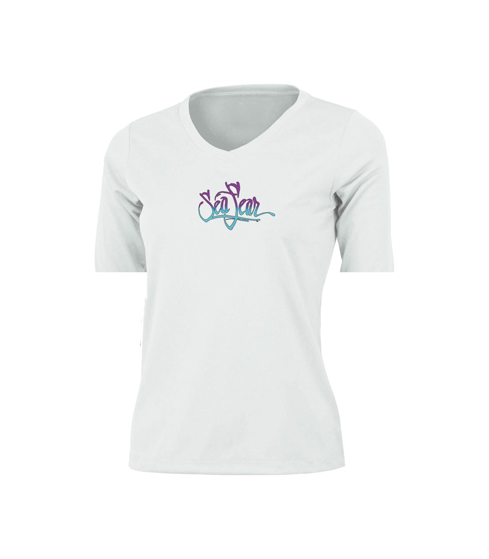 Eel Lionfish V-Neck Performance Tee