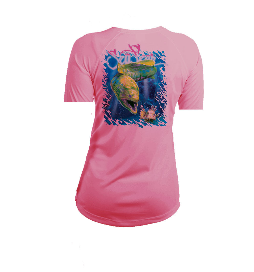 Eel Lionfish V-Neck Performance Tee