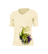 Green Octo V-Neck Performance Tee