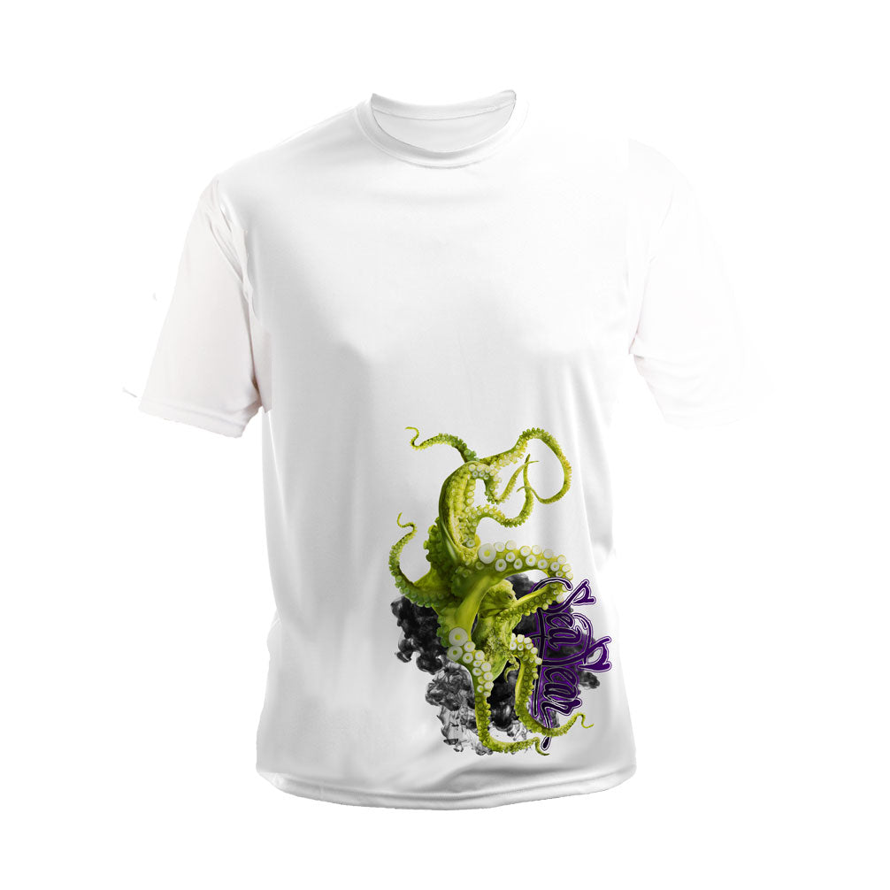 Green Octopus Performance Tee