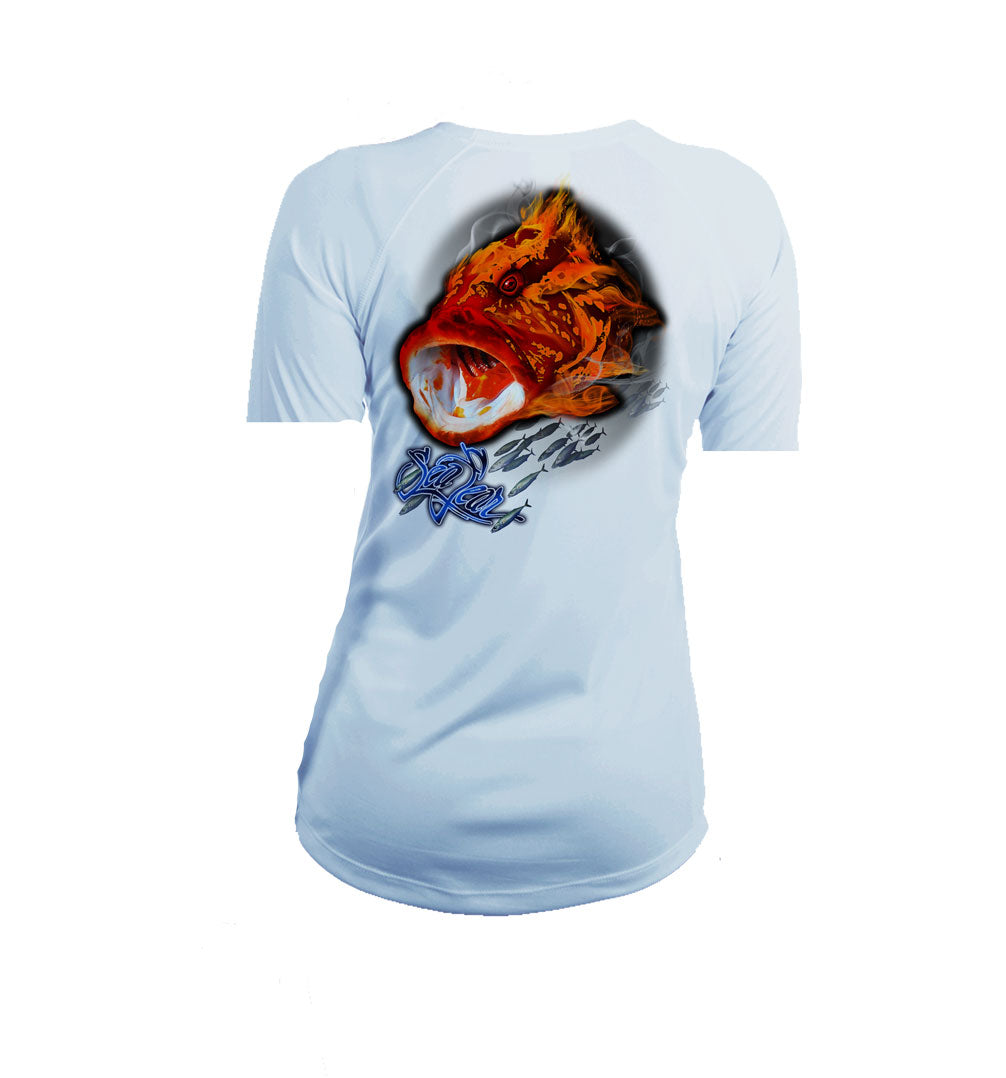 Grouper V-Neck Performance Tee