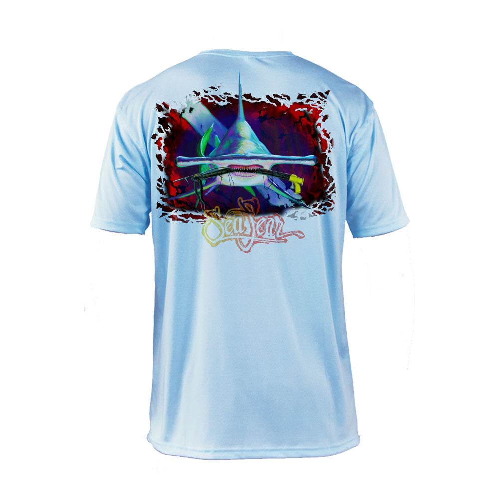 Hammerhead Dive Flag Performance Tee