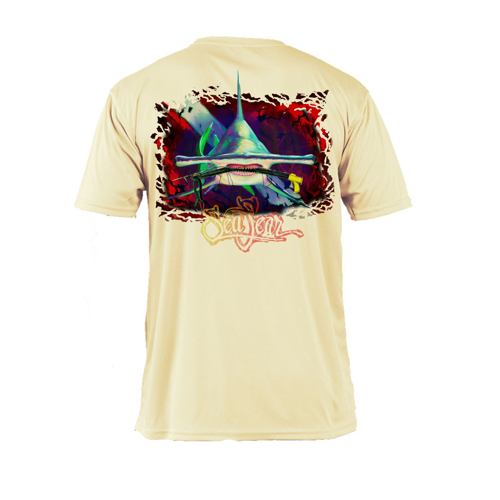 Hammerhead Dive Flag Performance Tee