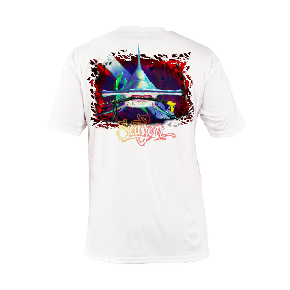 Hammerhead Dive Flag Performance Tee