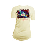 Hammerhead Dive Flag V-Neck Performance Tee