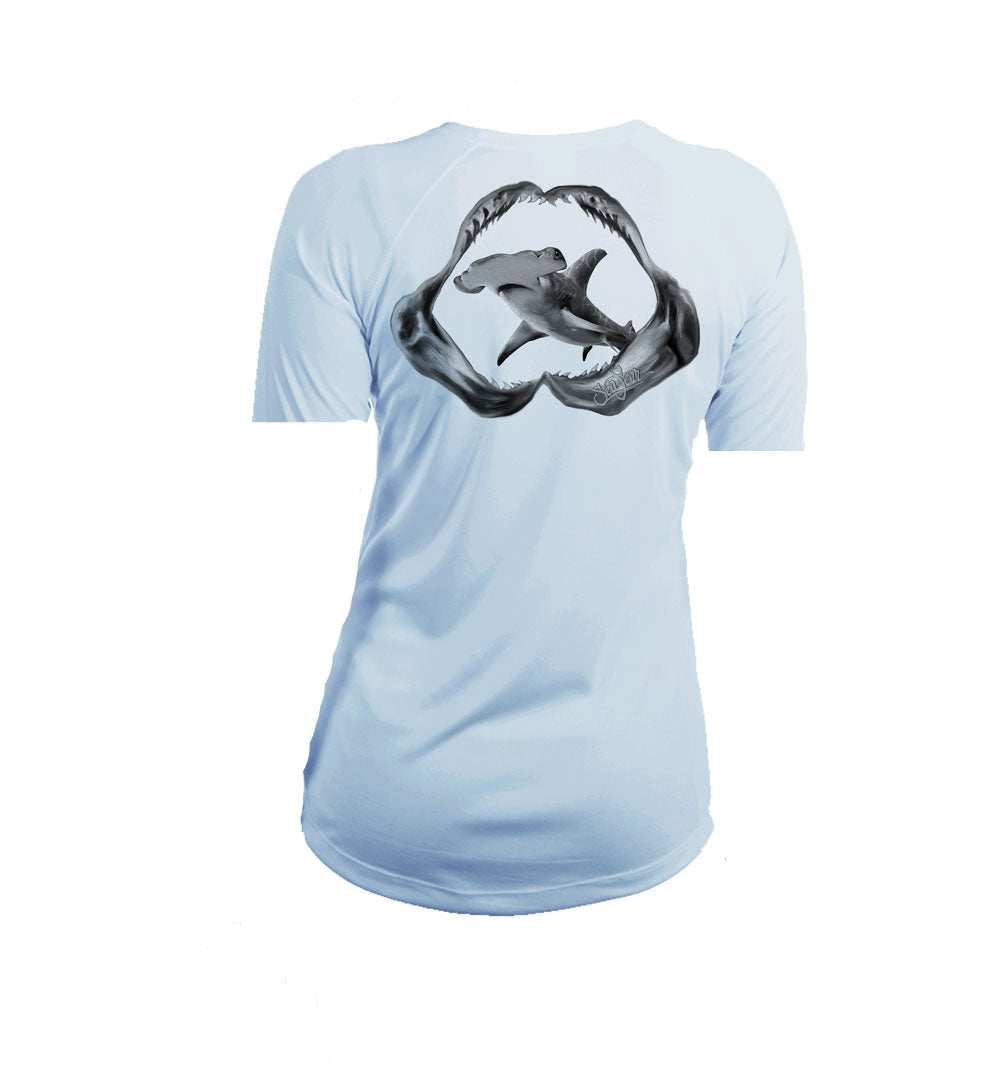 Jaws Hammerhead V-Neck Performance Tee