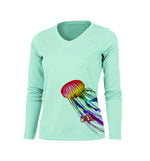 Jellyfish V-Neck Performance Tee