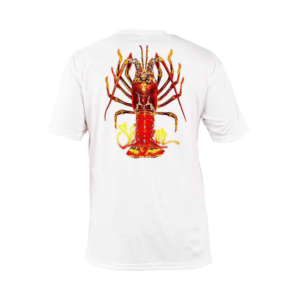 Large Lobster Short Sleeve - White