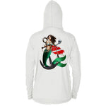 Mermaid Anchor Long Sleeve Performance Hoody